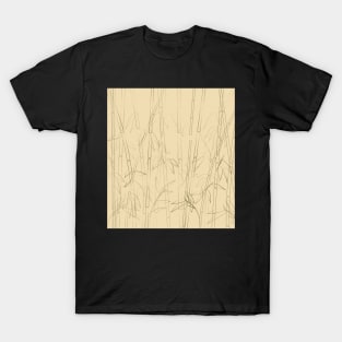 Minimalist Bamboo Line Art T-Shirt